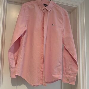Vineyard Vines Men's Light Pink Button-Down Oxford Shirt